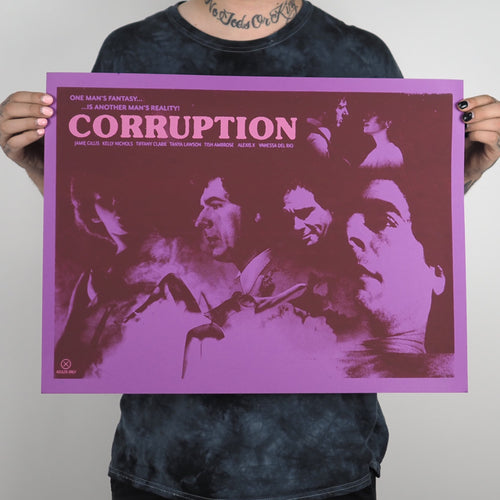 Corruption - Purple Variant Screen Print
